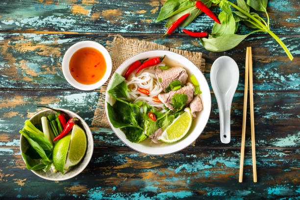 Pho 68 restaurant interior showing traditional Vietnamese dining atmosphere